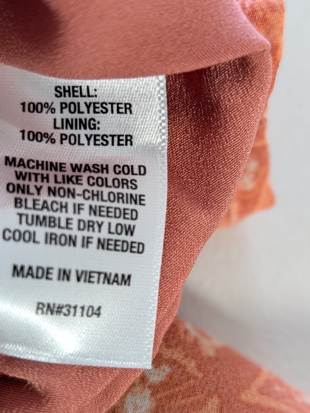 Wonderly Rust Paisley Tie-Front Peasant Blouse Size XL - Picture 8 of 9